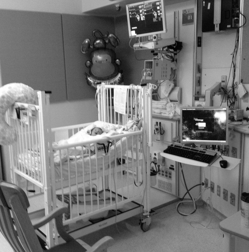 The NICU - Our 'home-away-from-home' for two weeks.