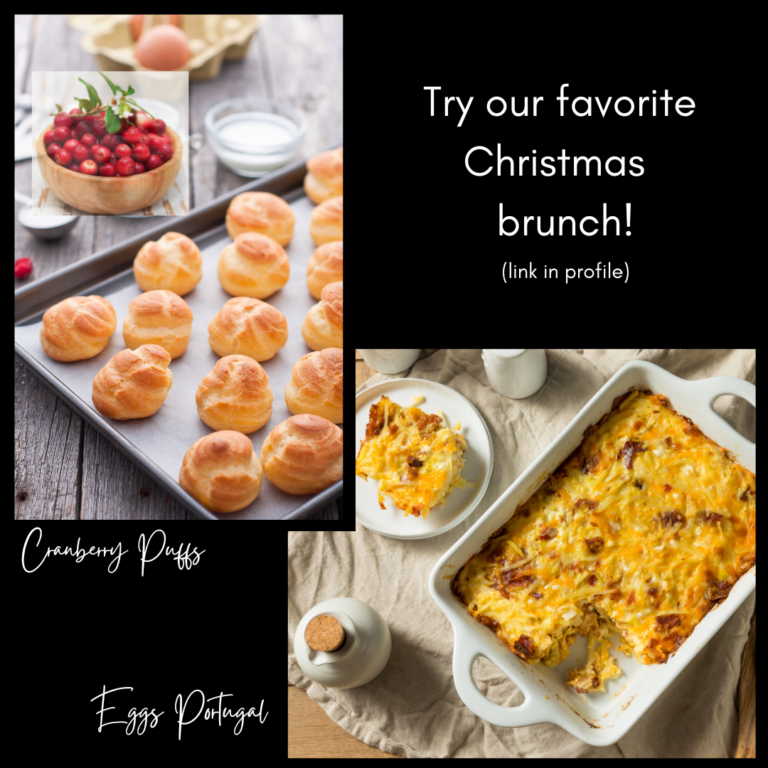 Our Favorite Christmas Breakfast Recipes – Eggs Portugal & Cranberry Puffs