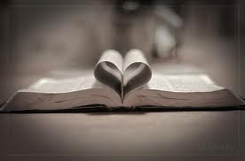Bible and heart.