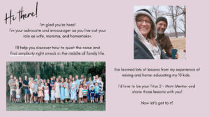 Living Above the Noise introduction page